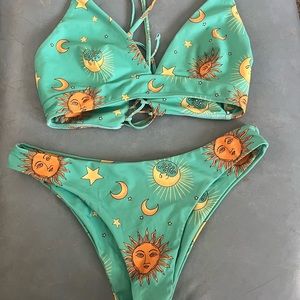 M sun and stars bikini